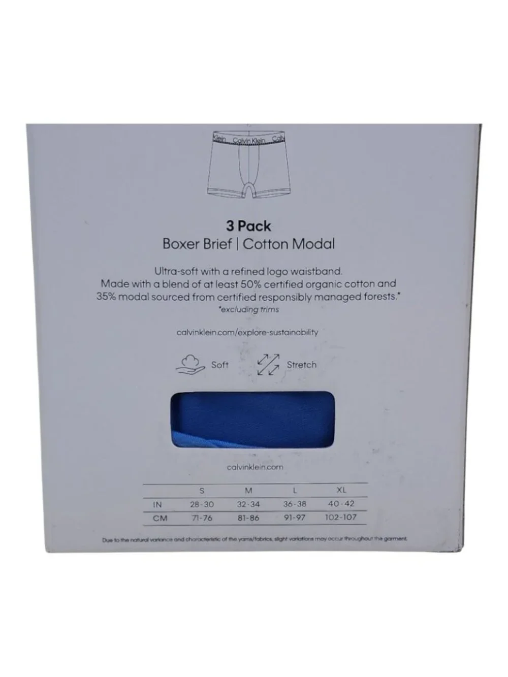 Calvin Klein experience comfort